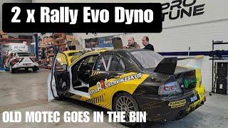 Old MOTEC HARDSHIP continues with RALLYCAR DYNO