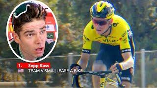 Wout van Aert SHOCKED by Sepp Kuss CRAZY Pulls | Vuelta a Espana 2024 Stage 7