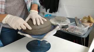 Sarah Burton - Making an oval coiled vessel