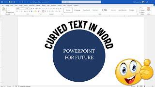 How to Curve Text in Microsoft Word | MS word Quick Tips