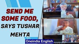 SGI Tushar Mehta asks for food in court | Funny video goes viral | Oneindia News