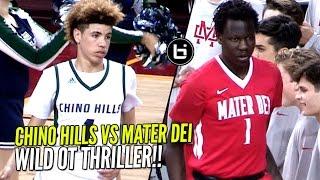 Chino Hills vs Bol Bol & Mater Dei!! Overtime Thriller & WILD ENDING In Front of 10,250 People!!