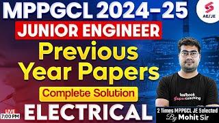 MPPGCL JE Recruitment 2024 | MPPGCL JE Electrical Previous Year Question Paper Solutions | Mohit Sir