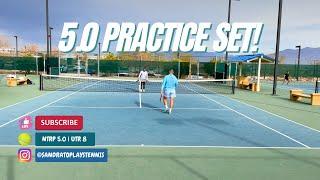 Nail-Biting 5.0 Tennis Practice Set & 2025 Tennis goals!