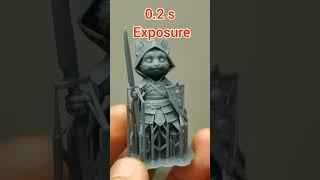Crazy Fast 0.2s Exposure #shorts #phrozen #sonicmini8ks #justprintit #3dprinting #3dprinter