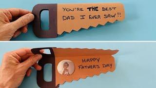 How to make a Fun and Easy Father's Day Craft for Kids | You're the Best Dad I Ever Saw