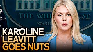 Karoline Leavitt Goes Nuts After Reporter Asks About Saturday Protests