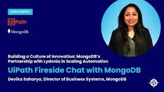 Building a Culture of Innovation: MongoDB's Partnership with Lydonia in Scaling Automation