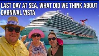 Last Day What We Thought of Carnival Vista / Debarkation Day / Guy's Burger Joint / IMAX At Sea 2024