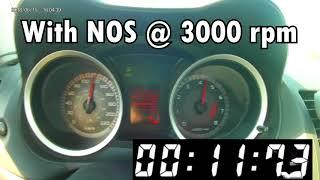 NOS TEST & RESULTS [50 shot on Mitsubishi Lancer GTS 2.4L]