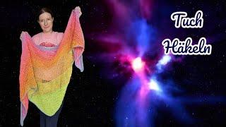 #200 Mustertuch Neon Liebe | Häkeltuch | Anleitung | DIY | #kathrinchenkirschblüte