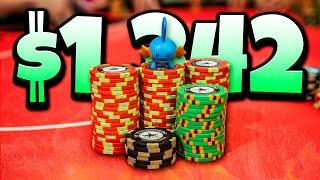 My BIGGEST COMEBACK at the POKER TABLE!! $1,000+ SUN RUN! | Poker Vlog #302