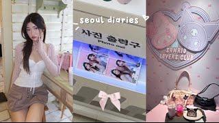 spring in SEOUL : $500 clothing haul, sanrio cafe, glow up, lash lift, karaoke, shopping, good food