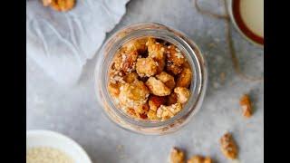 Candied Peanuts with Sesame Seeds
