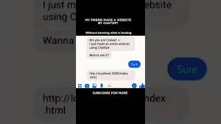He Made a Full Website with ChatGPT... Then Sent Me a Localhost Link Thinking It’s Live 