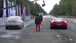 Ferrari 458 Italia vs. AUDI RS6 Sportmile 700+ hp. 1 Mile