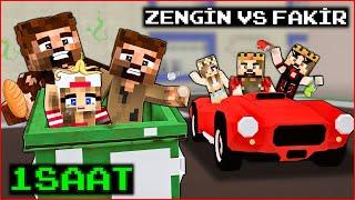 MİNECRAFT ZENGİN VS FAKİR HAYATI - (1 Saat)