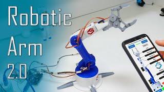 DIY Arduino Robot Arm with Smartphone Control