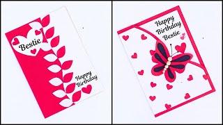 Birthday Card Ideas for Best Friend | Handmade Greeting Cards | Card Making Ideas | Birthday Card |