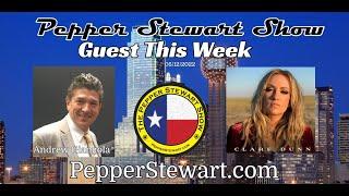 Pepper Stewart Show with Guest Andrew Giangola & Clare Dunn