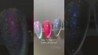 Mix Vettsy Super Cat Eye Gel With Any Nail Powder To Make Your Nails So Shiny