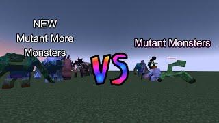 NEW Mutant More Monsters vs Mutant Monsters | Minecraft  Mob Battle