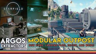 Modular Outposts: Argos Extractors Starfield Mod Showcase