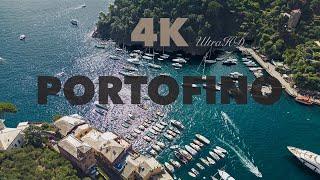 Aerial View of Portofino, Italy by Drone in 4K UltraHD 