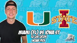 Miami vs Iowa State 12/28/24 College Football Picks & Predictions | Pop Tarts Bowl