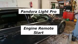 Engine Remote Start Car Alarm - Pandora Light Pro Car Starter from Hand Held Remote Control