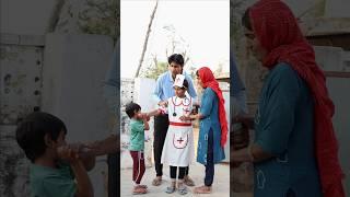 Doctor uncle ke injection ka Dar Village family funny video #shorts #viral #doctor #funny