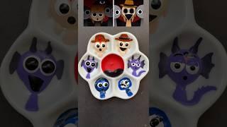 Incredibox sprunki normal vs new swap#satisfying#sprunki#incredibox#art