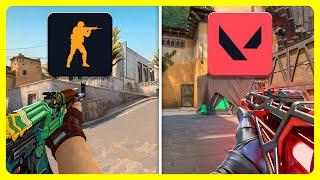 CS:GO vs VALORANT