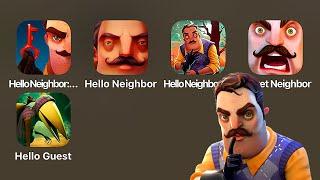 Hello Neighbor Nickys Diaries,Hello Neighbor,Hello Neighbor: Hide & Seek,Secret Neighbor,Hello Guest