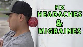 How To Fix Headaches & Neck Pain In 4 Minutes | Subocciputals , Upper Traps , SCM