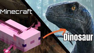 I made Every Mob into Dinosaur Versions in Minecraft