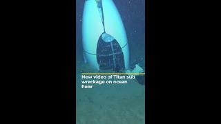 New video shows Titan sub wreckage on ocean floor | AJ #shorts