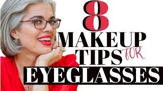 8 MAKEUP TIPS FOR EYEGLASSES | Nikol Johnson