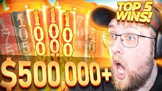 MY TOP 5 BIGGEST WINS ON CRAZY TIME! (GAMBLING HIGHLIGHTS)