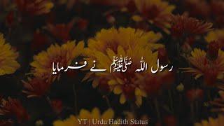 Hadees Whastapp Status Urdu || Hadees Status For Whatsapp || Urdu Hadith Status