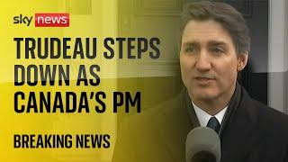 Justin Trudeau to step down as Canadian prime minister