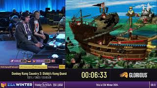 Donkey Kong Country 2: Diddy's Kong Quest [102%] by StoRmsN - #ESAWinter24