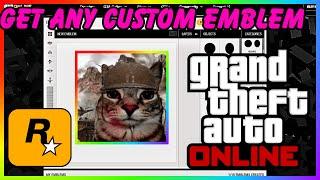 GTA ONLINE: HOW TO GET ANY CUSTOM EMBLEM (2024 NO PATCH)