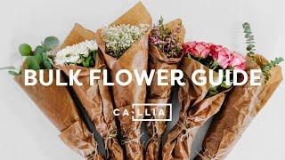 DIY Bulk Wedding Flower Prep & Care