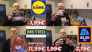 199,26€ Aldi Süd, Lidl und Metro Einkauf vom 21.12.2024  -  Foodhaul