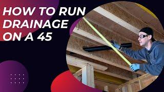 Quick & Easy Guide: Running Pipes at a 45° Angle Through Joists!