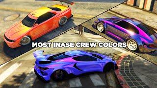 TOP 10 BEST CREW COLORS IN GTA 5 ONLINE