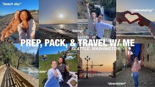 prep, pack, & travel with me ️ SEATTLE, WASHINGTON | SavWay