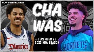 Charlotte Hornets vs Washington Wizards Full Game Highlights | Dec 26 | 2025 NBA Season