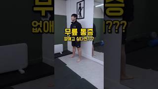 무릎 통증 5분이면 해결 가능? #운동 #shorts